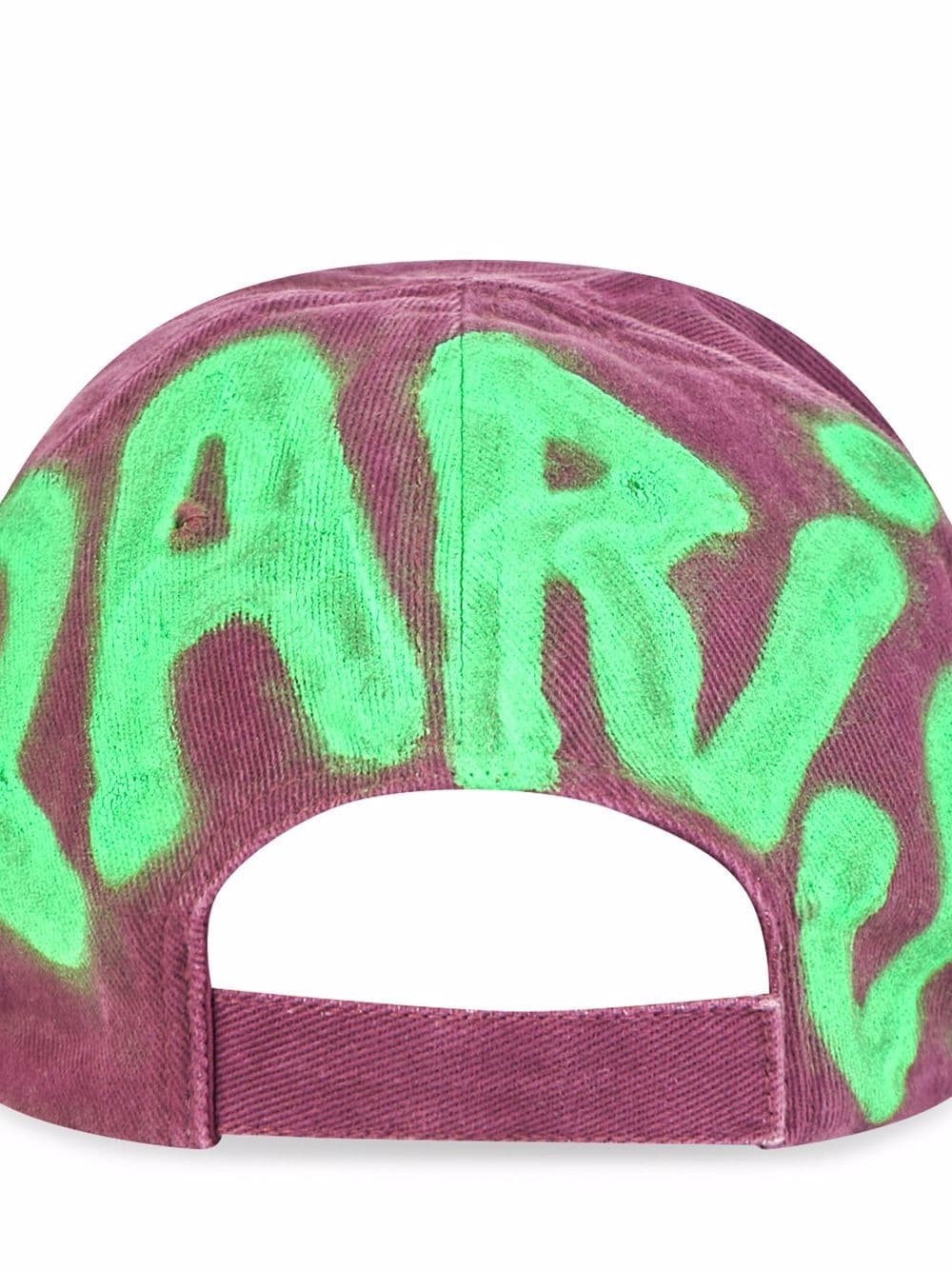 BB spray-paint baseball cap - 2