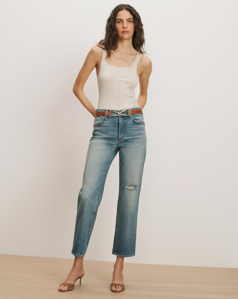 VERONICA BEARD LEAH STRAIGHT-LEG JEAN outlook