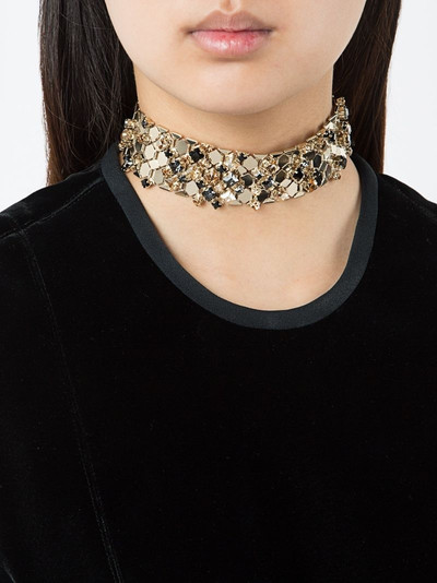 Lanvin embellished choker necklace outlook