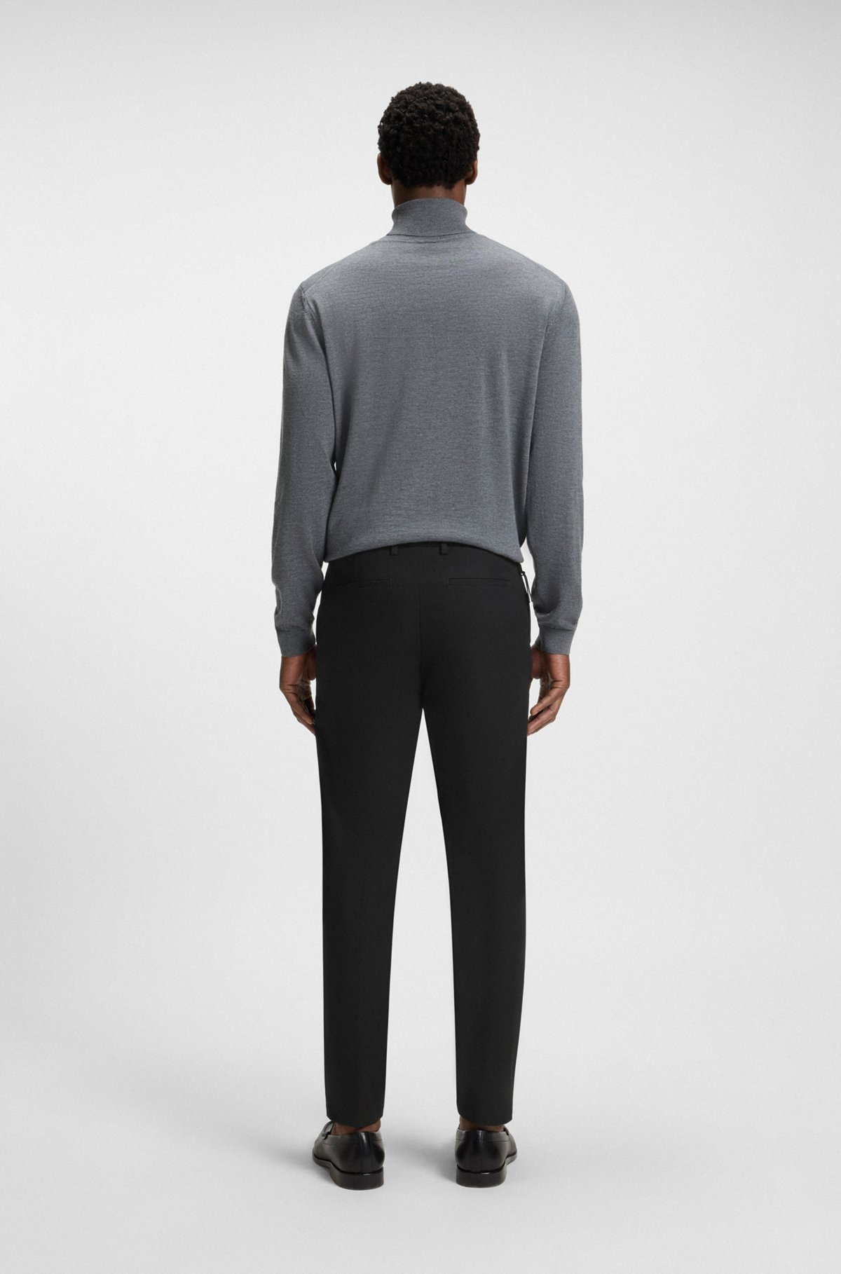 SLIM-FIT PANTS IN COTTON - 4