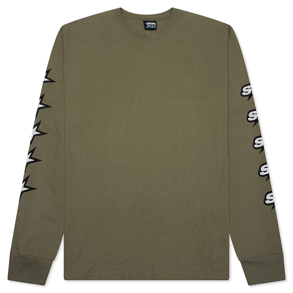 SPEEDWAY L/S TEE - ARMY - 1