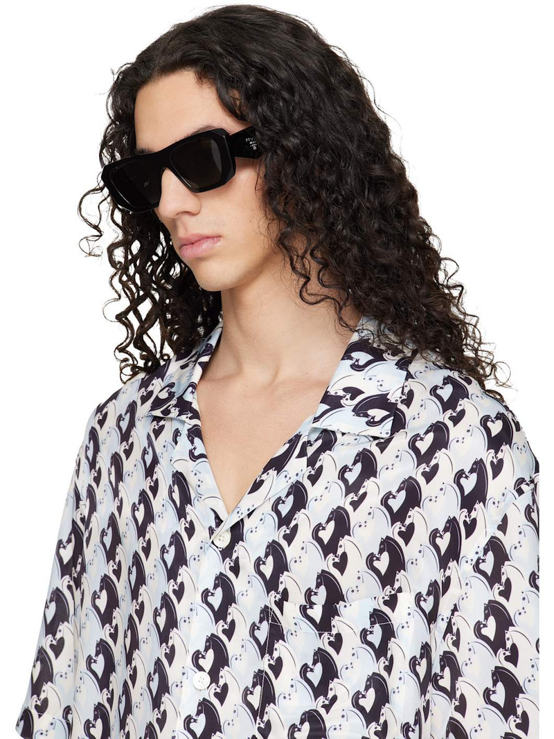 Black 'Prada Symbole' Sunglasses 4