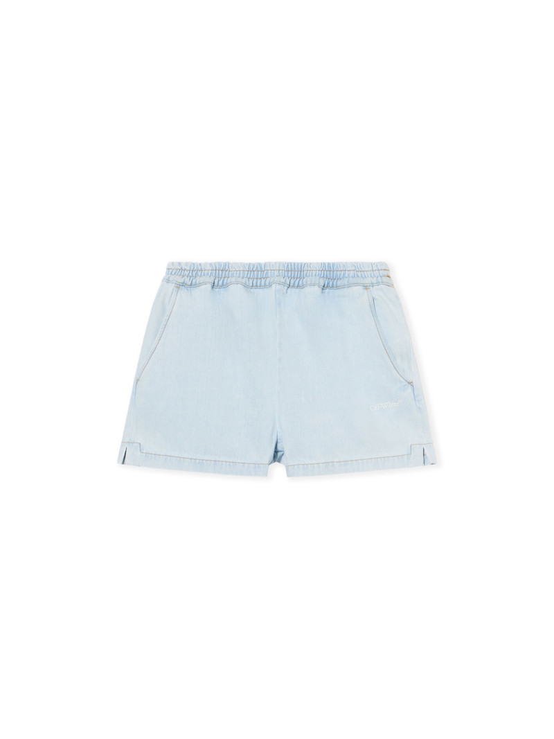Off-White Denim Pajama Shorts outlook