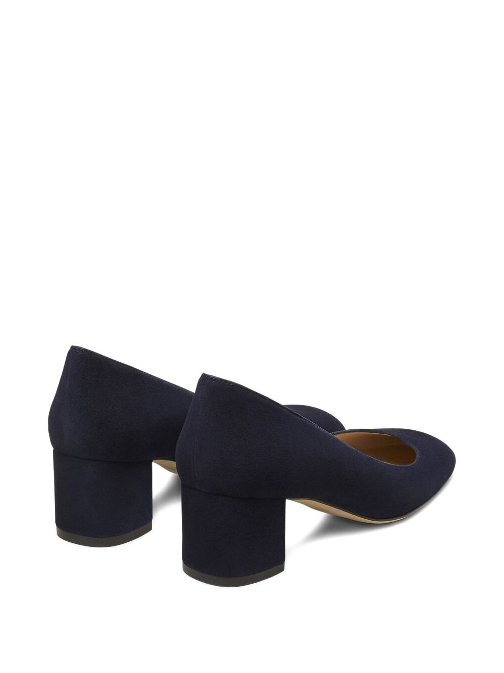block-heel suede sandals - 4