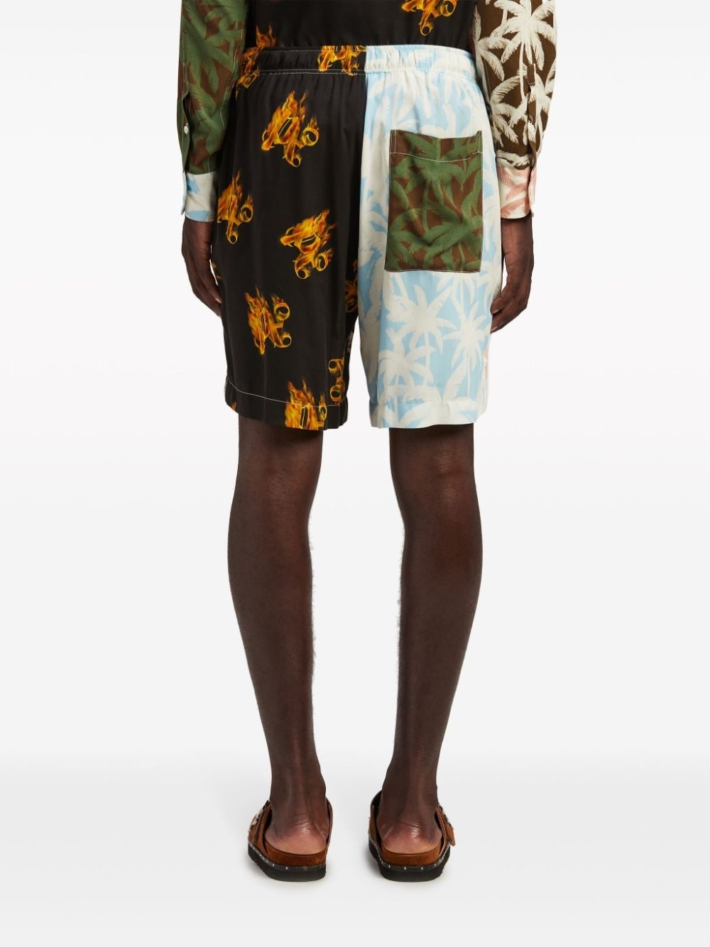 Patchwork Palms shorts - 5