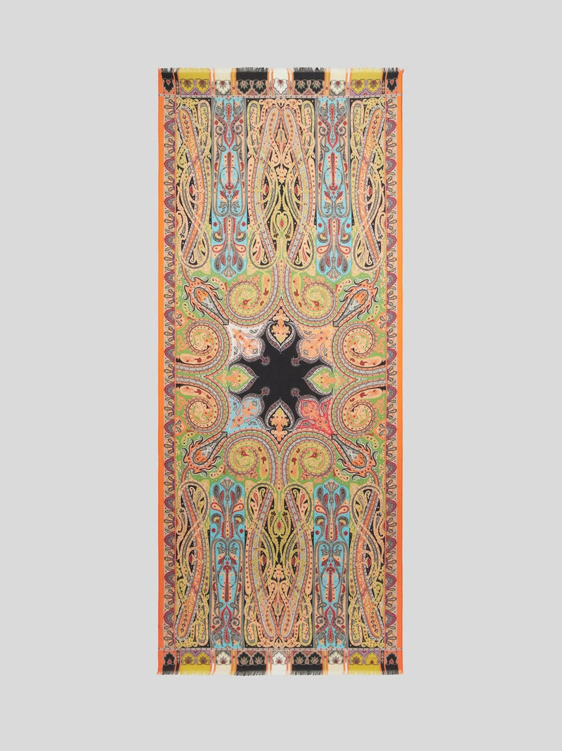 Etro PAISLEY SILK AND CASHMERE SCARF outlook