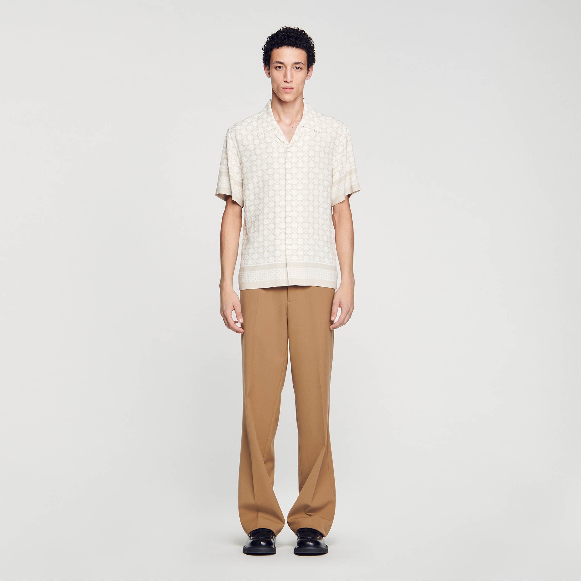 SQUARE CROSS SHORT-SLEEVED SHIRT - 3