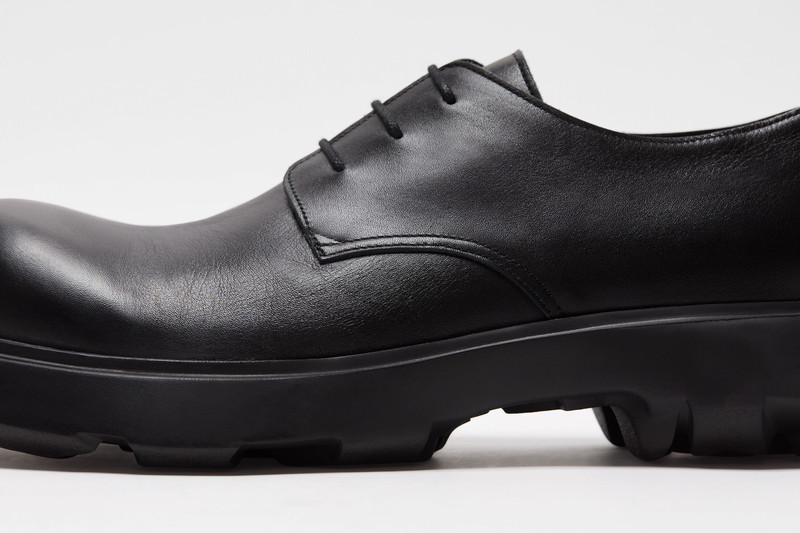 Leather lace-up shoes - Black 4