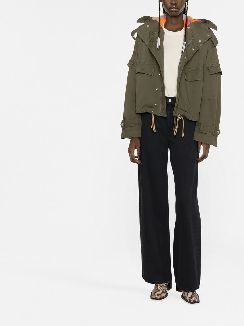 DSQUARED2 fleece-lined hooded jacket outlook