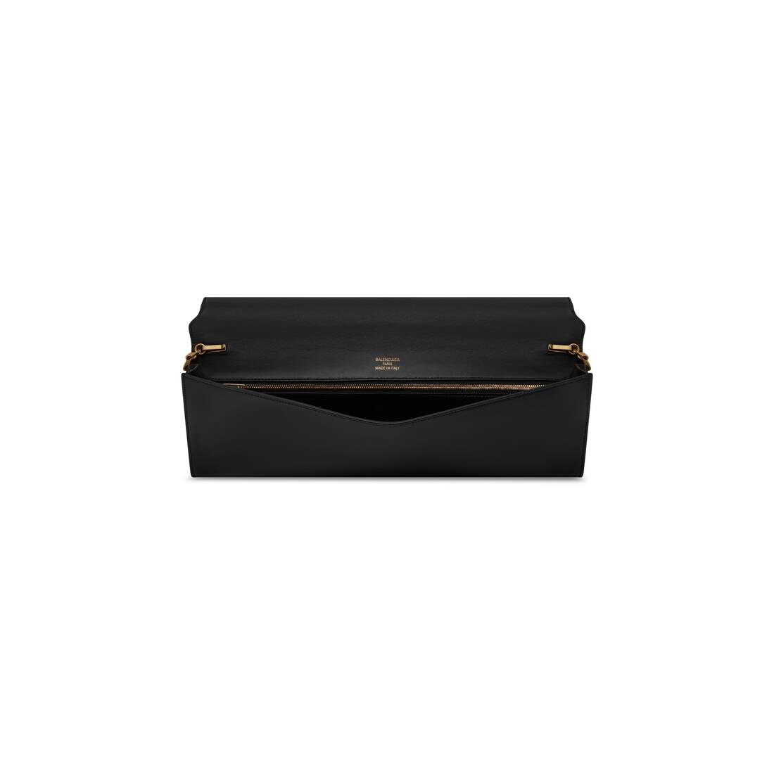 Women's Money Elongate Pouch With Chain In Box in Black - 4