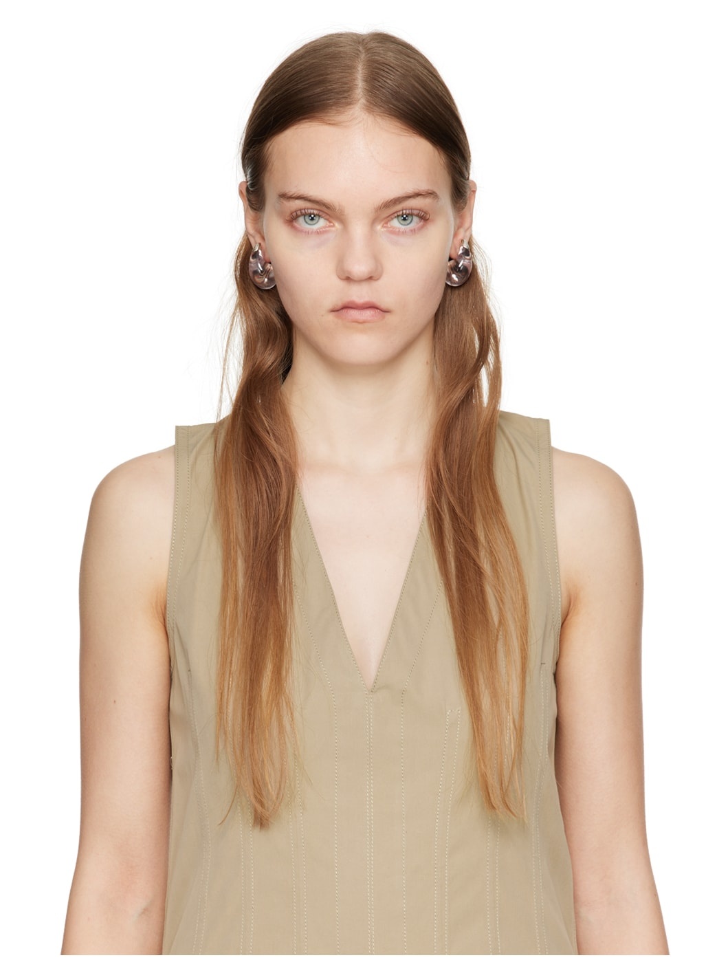 Transparent Drop Earrings - 3