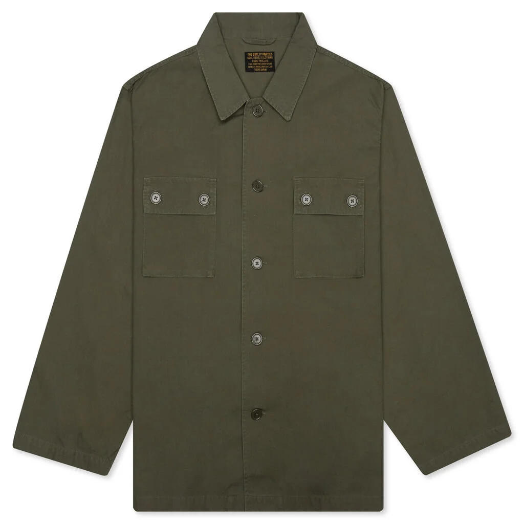 WACKO MARIA ARMY SHIRT TYPE 3 - KHAKI - 1