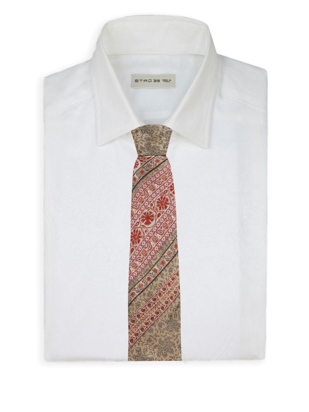 paisley-jacquard tie - 3