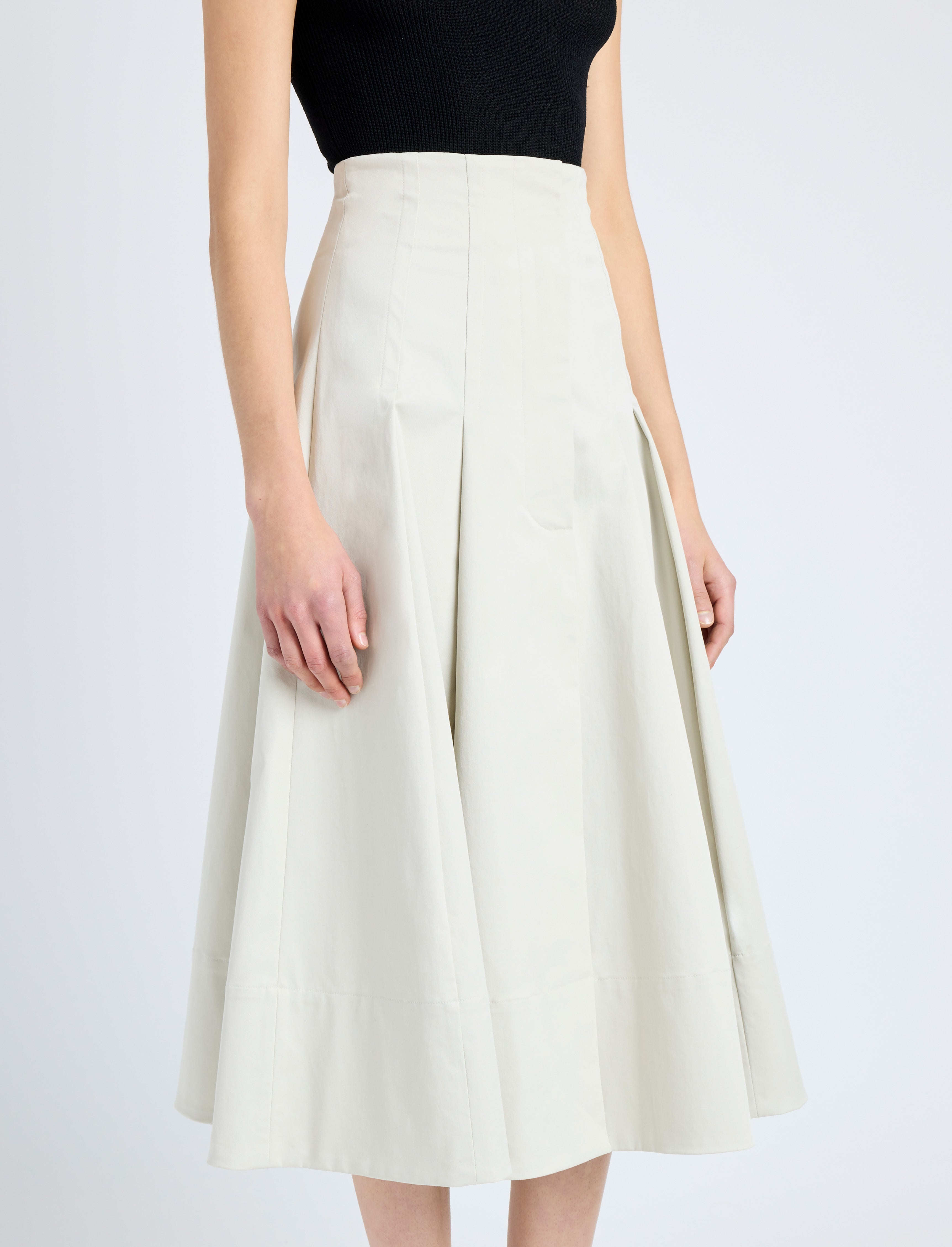 Moore Skirt in Organic Cotton Twill - 5