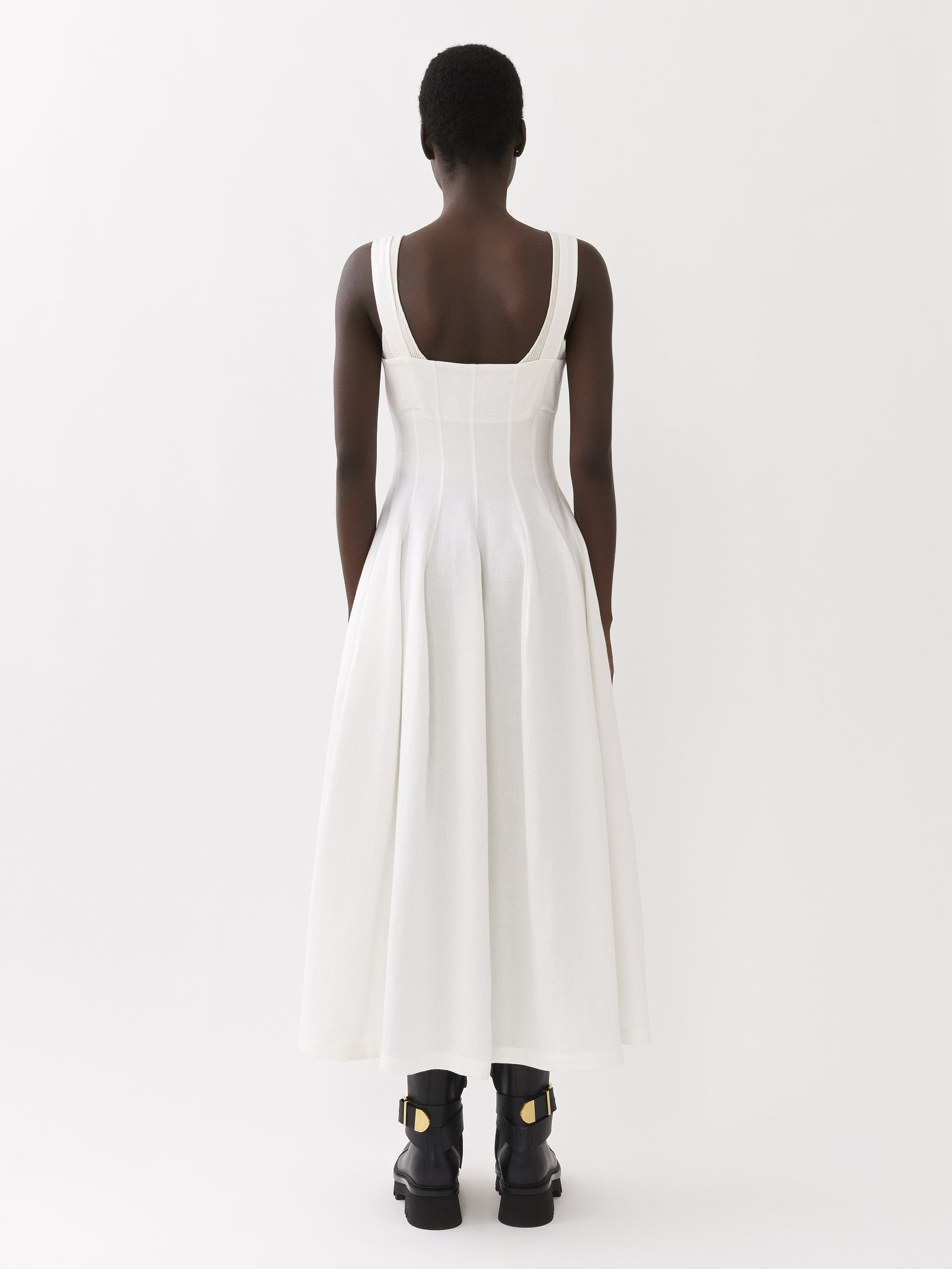 SLEEVELESS MIDI DRESS - 4