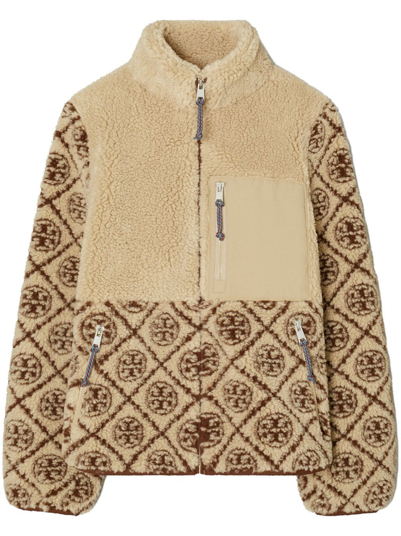 T Monogram fleece jacket 1