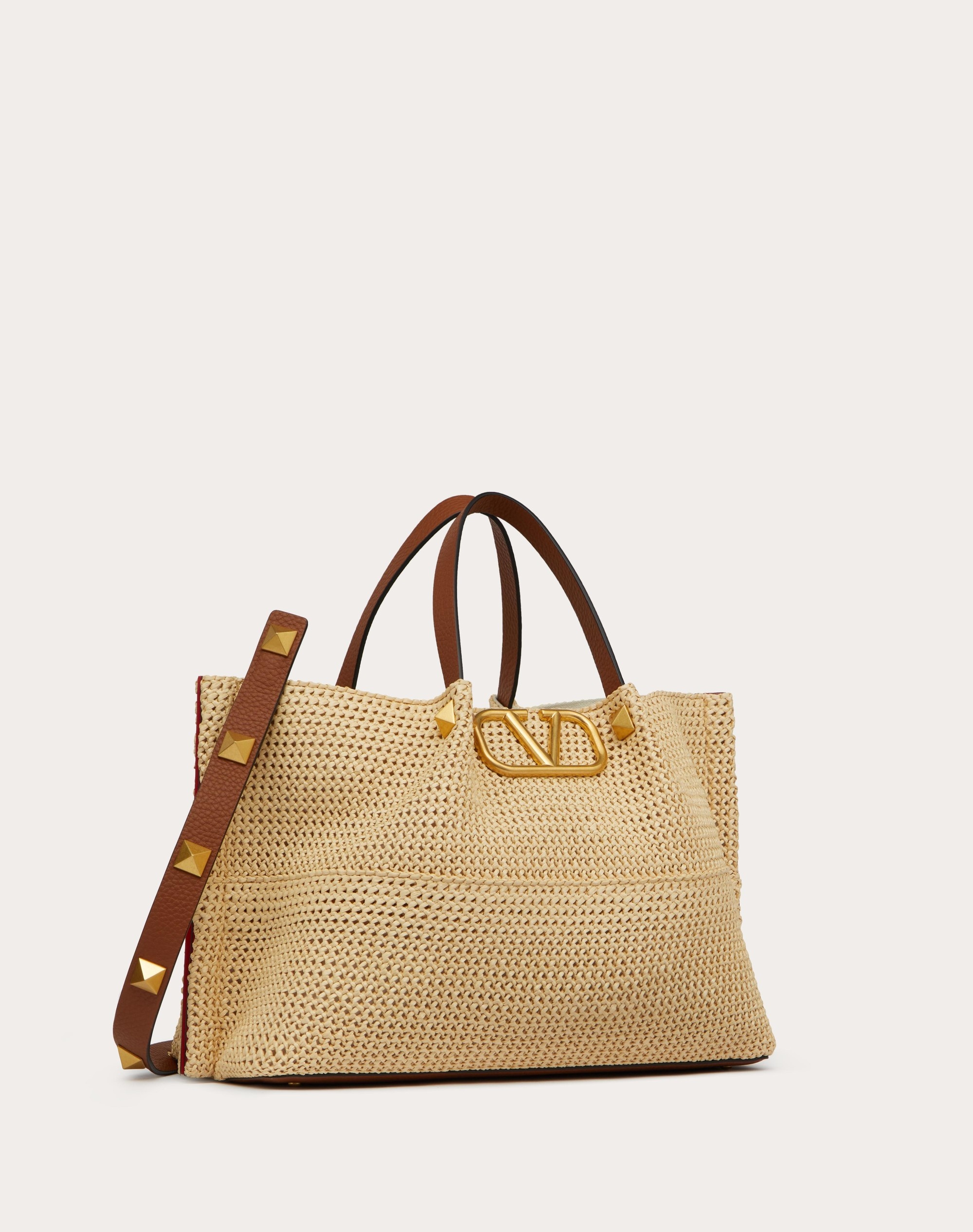 MEDIUM STRAW SUMMER TOTE - 3