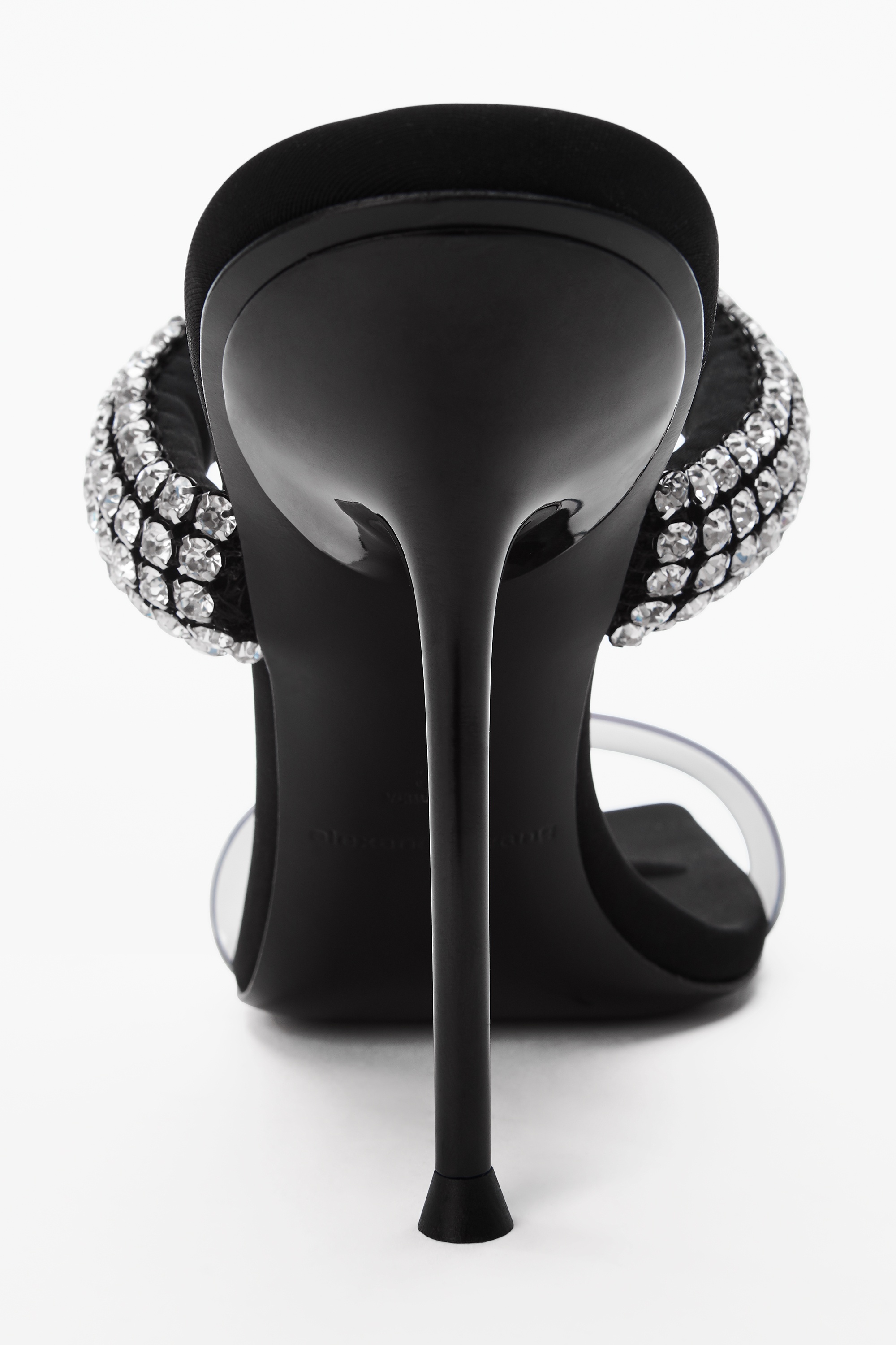 JULIE SLIDE HEEL IN CRYSTAL PVC - 3