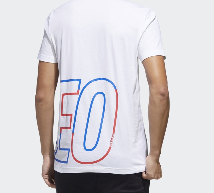 adidas Neo Casual T-Shirt 'White' GK1520 - 5