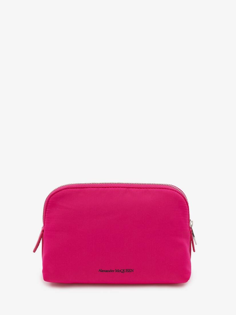 Mcqueen Graffiti Medium Zip Pouch in Bobby Pink - 3