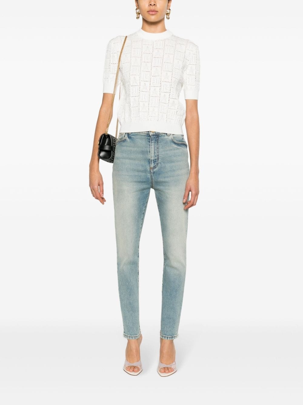 mid-rise skinny jeans - 2