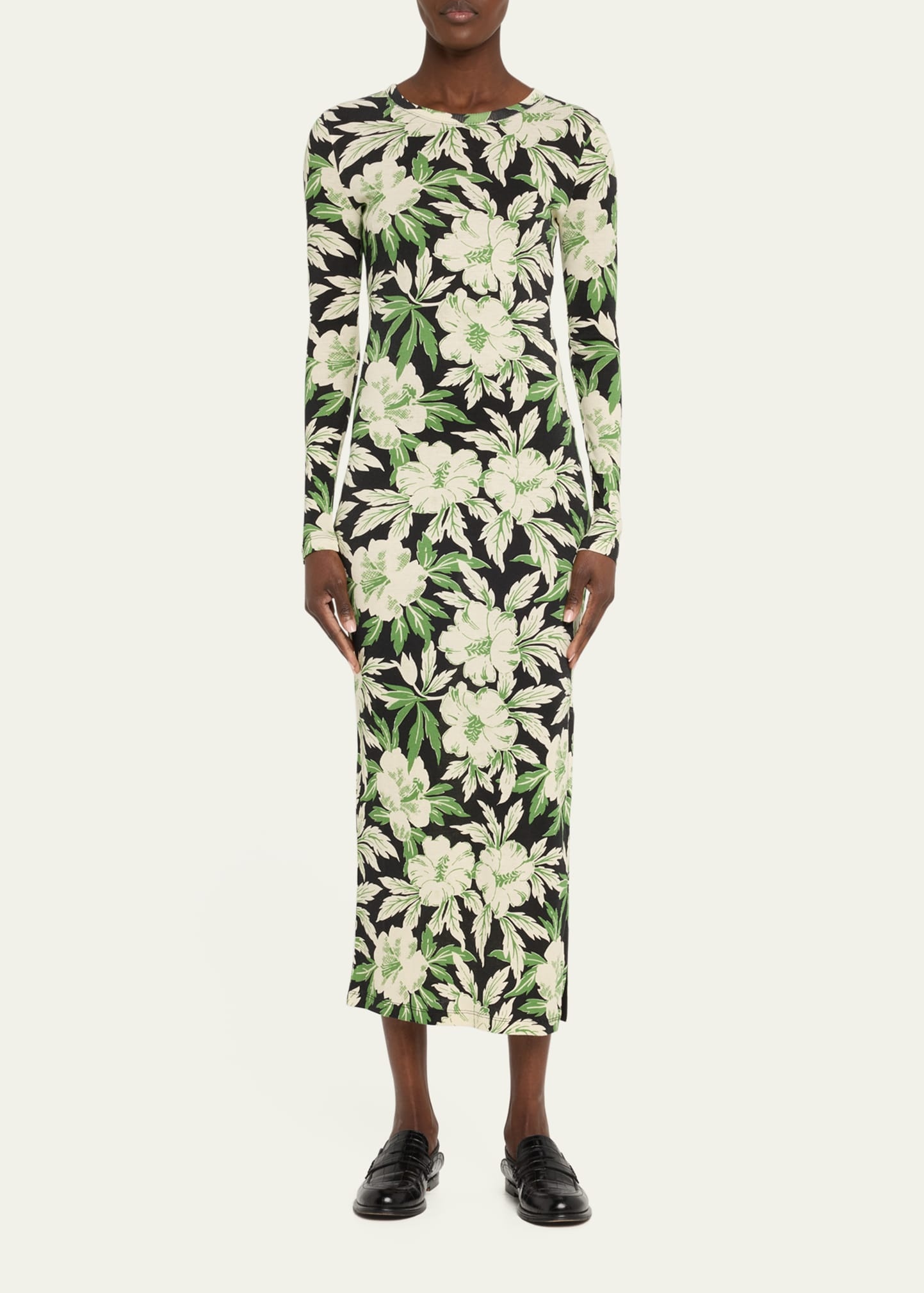 Floral Printed Mesh Tube Dress - 2
