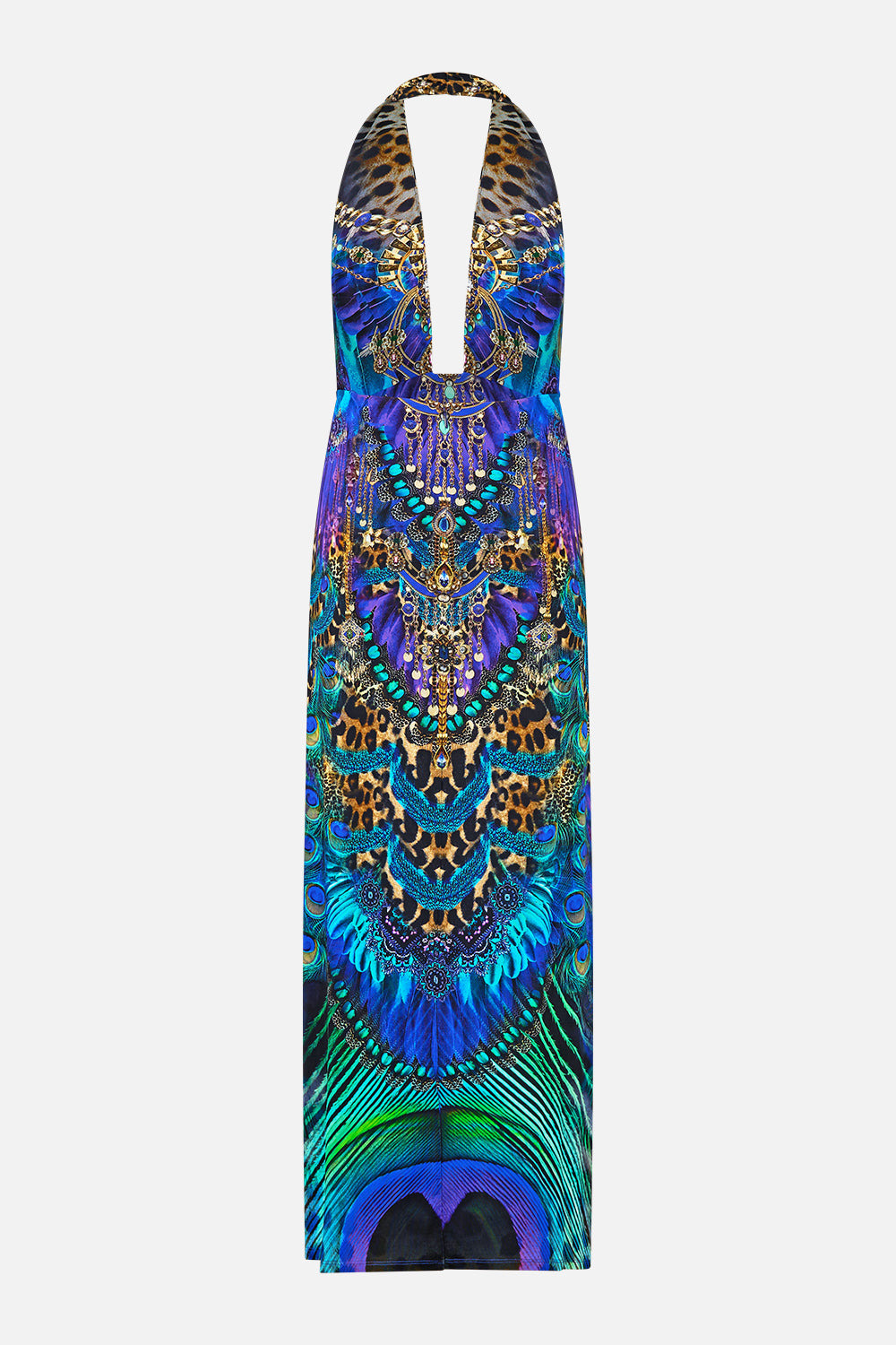 DEEP COWL PLUNGE DRESS - 7