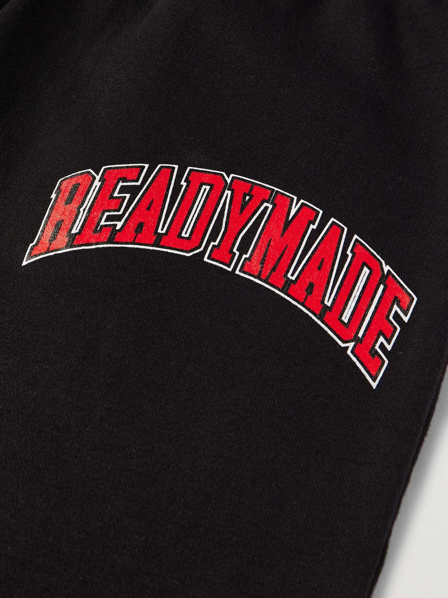 Tapered Logo-Print Cotton-Blend Jersey Sweatpants - 5