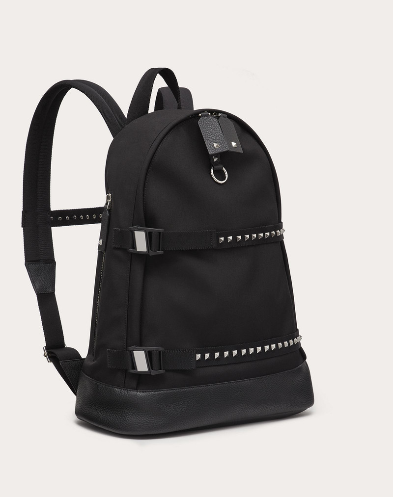 Valentino Rockstud Nylon Backpack outlook