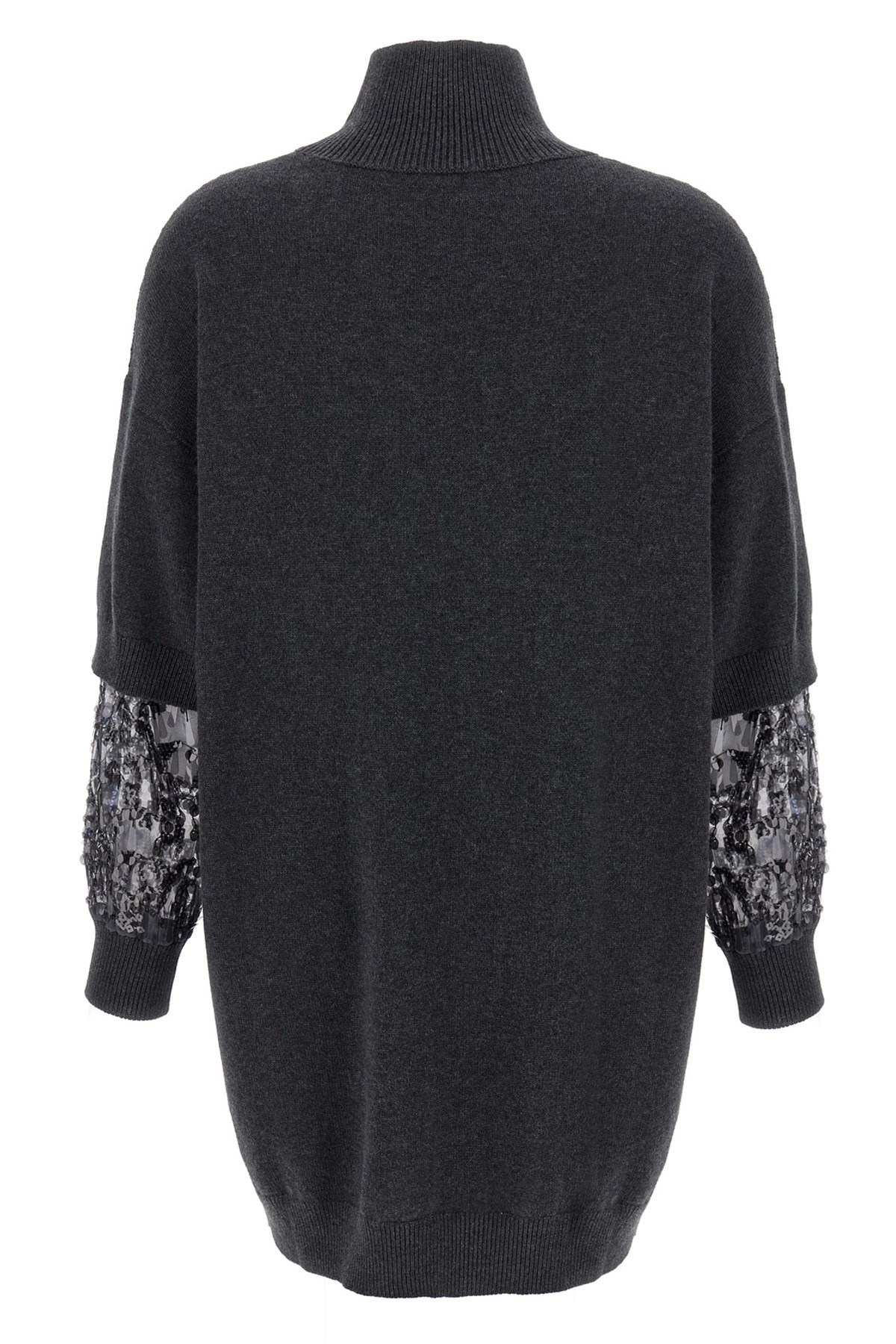 Sequin sleeve dress - 2