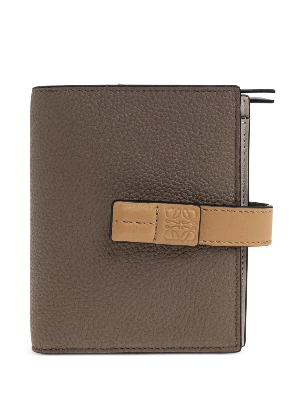 logo-detail leather wallet - 1