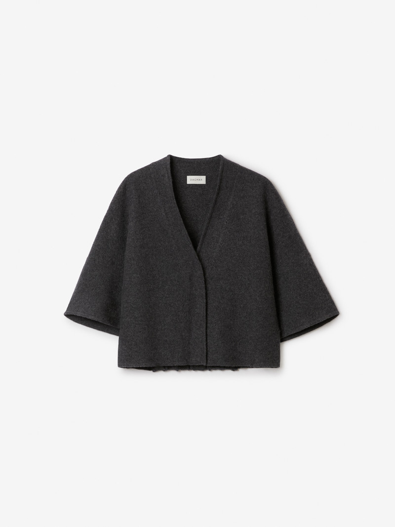 Short Wool Cardigan 1