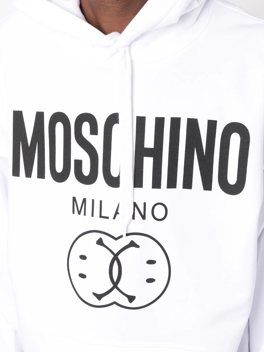 logo-print drawstring hoodie - 5