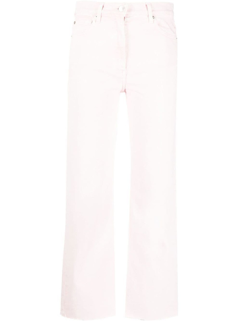 straight-leg cropped jeans 1