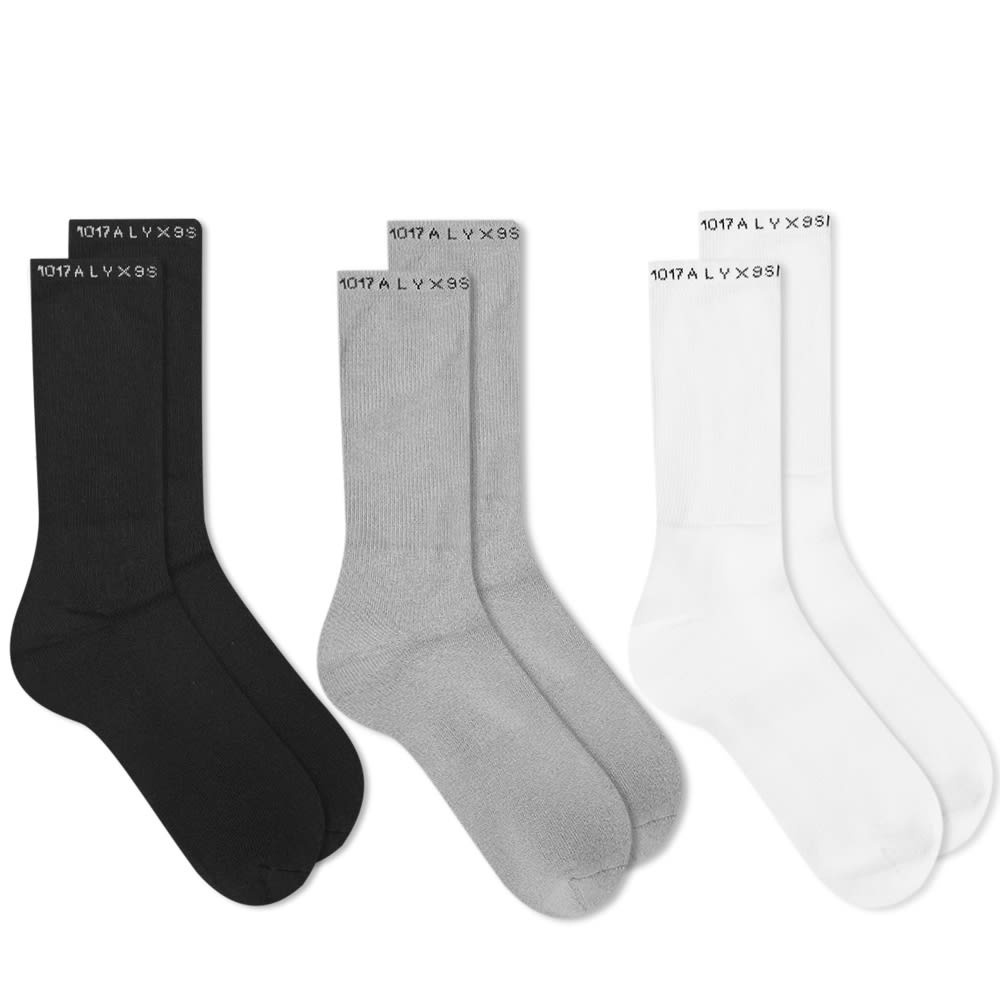 1017 ALYX 9SM Sock - 3 Pack - 1