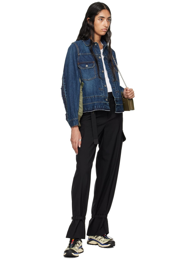 sacai Black Suiting Trousers outlook