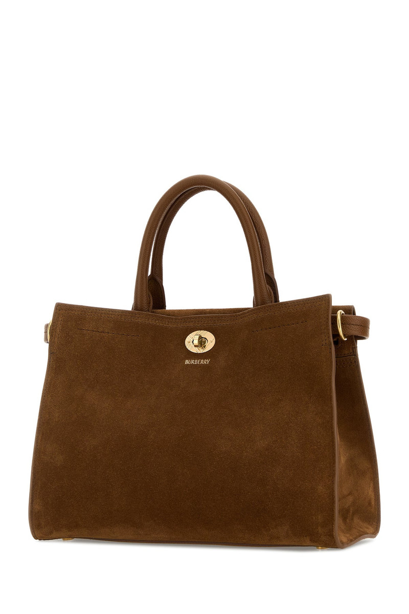 Burberry Brown suede small Cotswolds handbag outlook