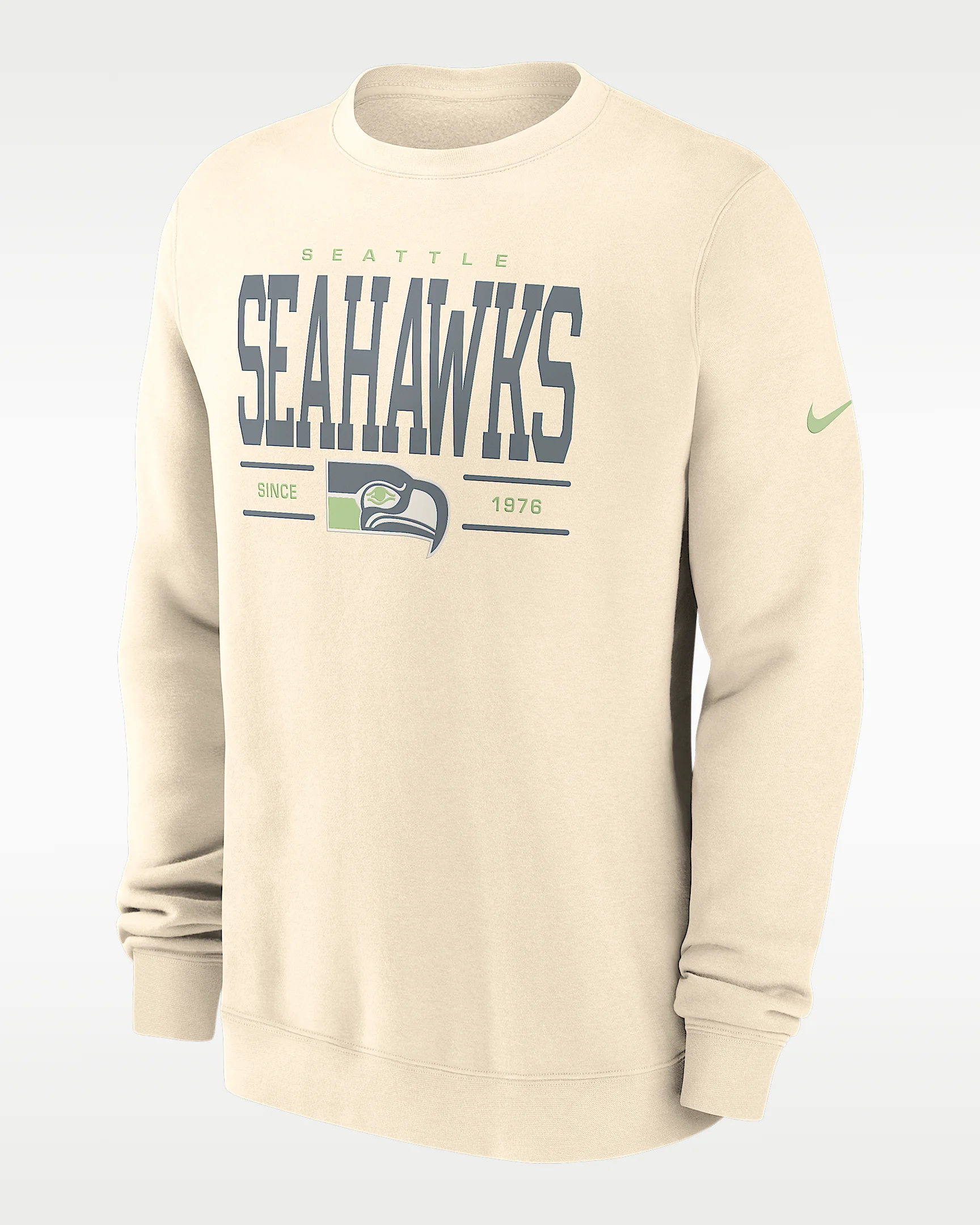 Seattle Seahawks Club Men's Nike NFL Pullover Crew - 1