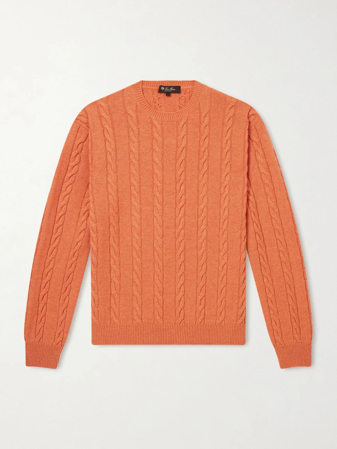 Cedar Cable-Knit Cashmere Sweater - 1