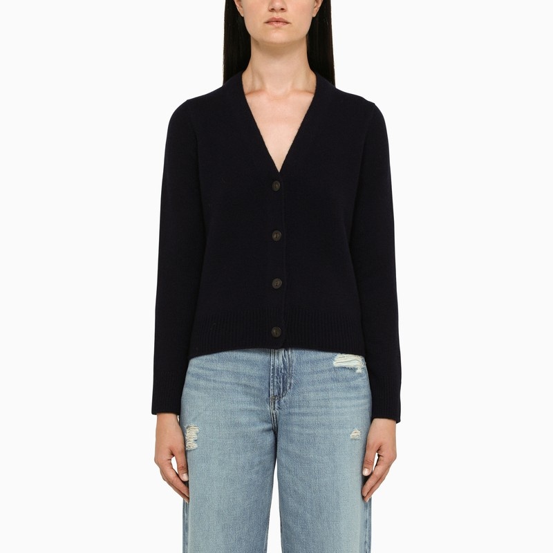 Blue cashmere cardigan - 1