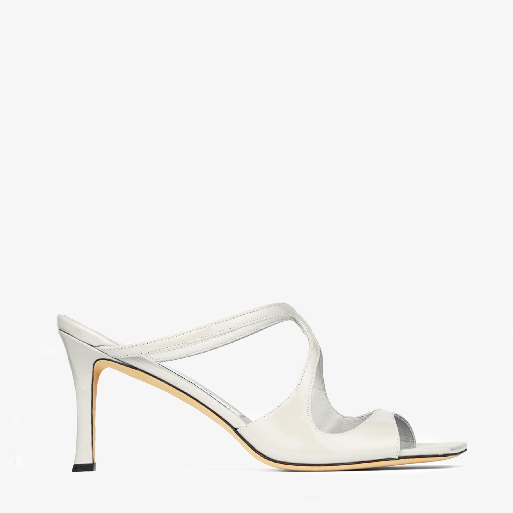 Anise 75
Latte Patent Leather Mules - 1