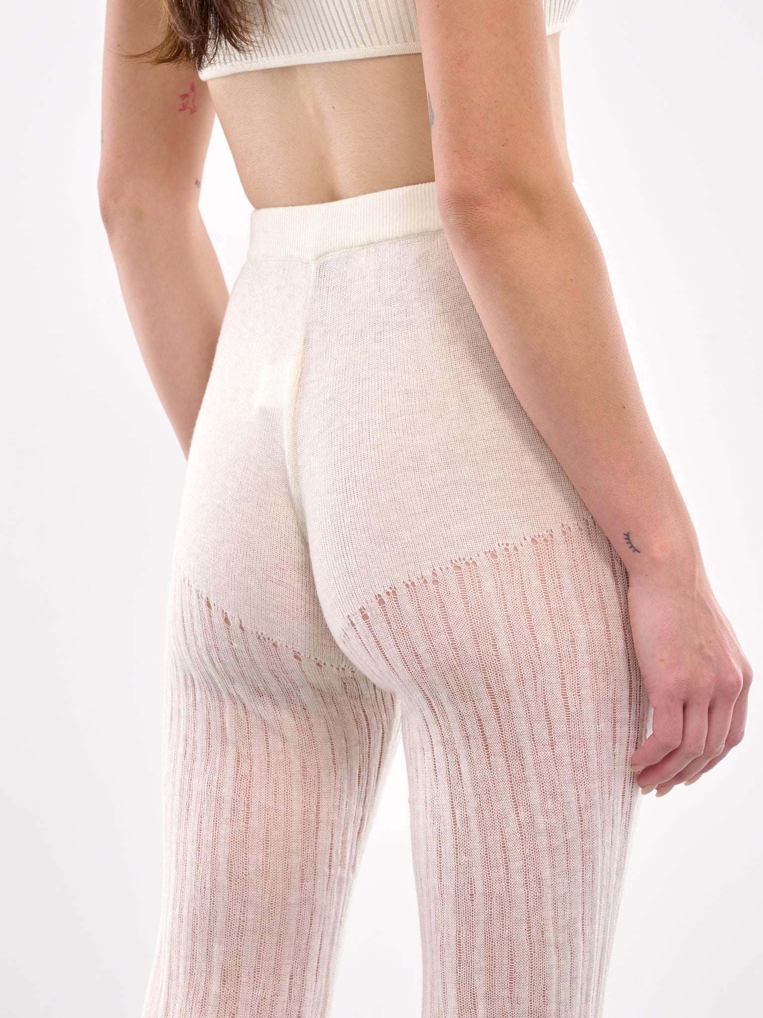 Distressed Knit Pants - 5