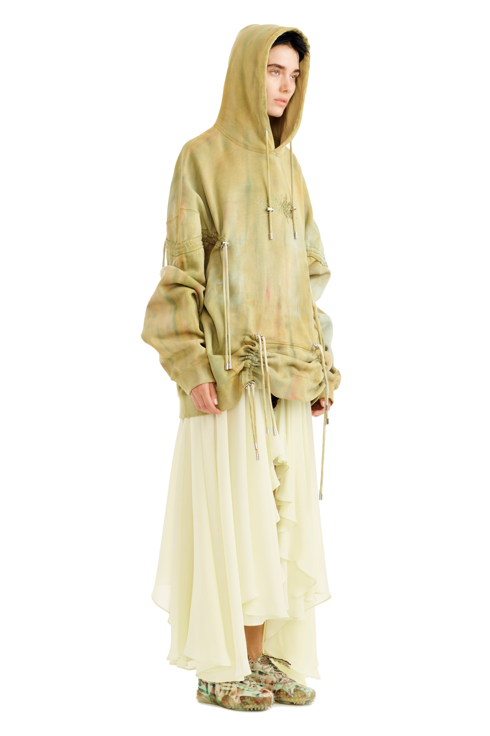 SEA MOSS RHINESTONE BURST HOODIE - 14