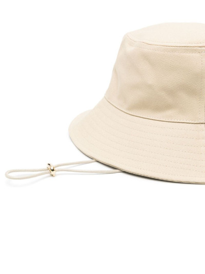Moschino logo-lettering cotton bucket hat outlook