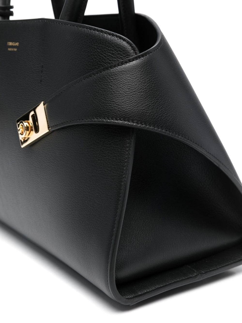 medium Hug Gancini-buckle tote bag - 4