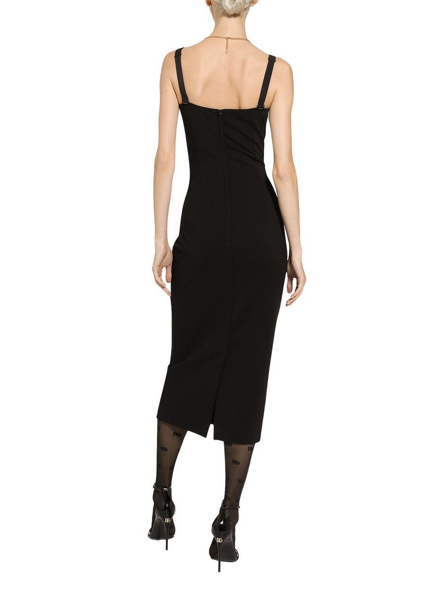 Jersey milano rib sheath dress - 3