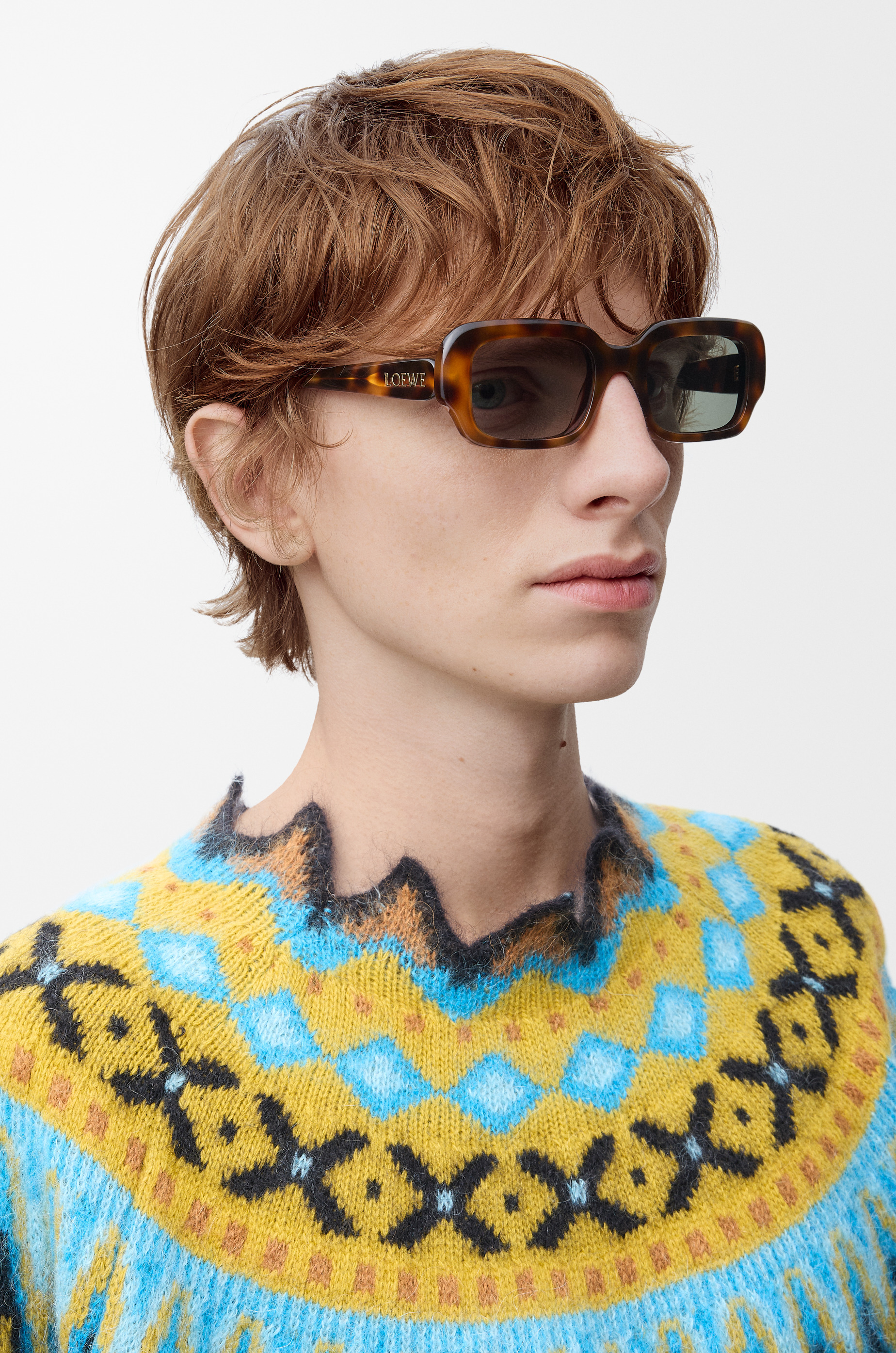 Rectangular Slim sunglasses - 2