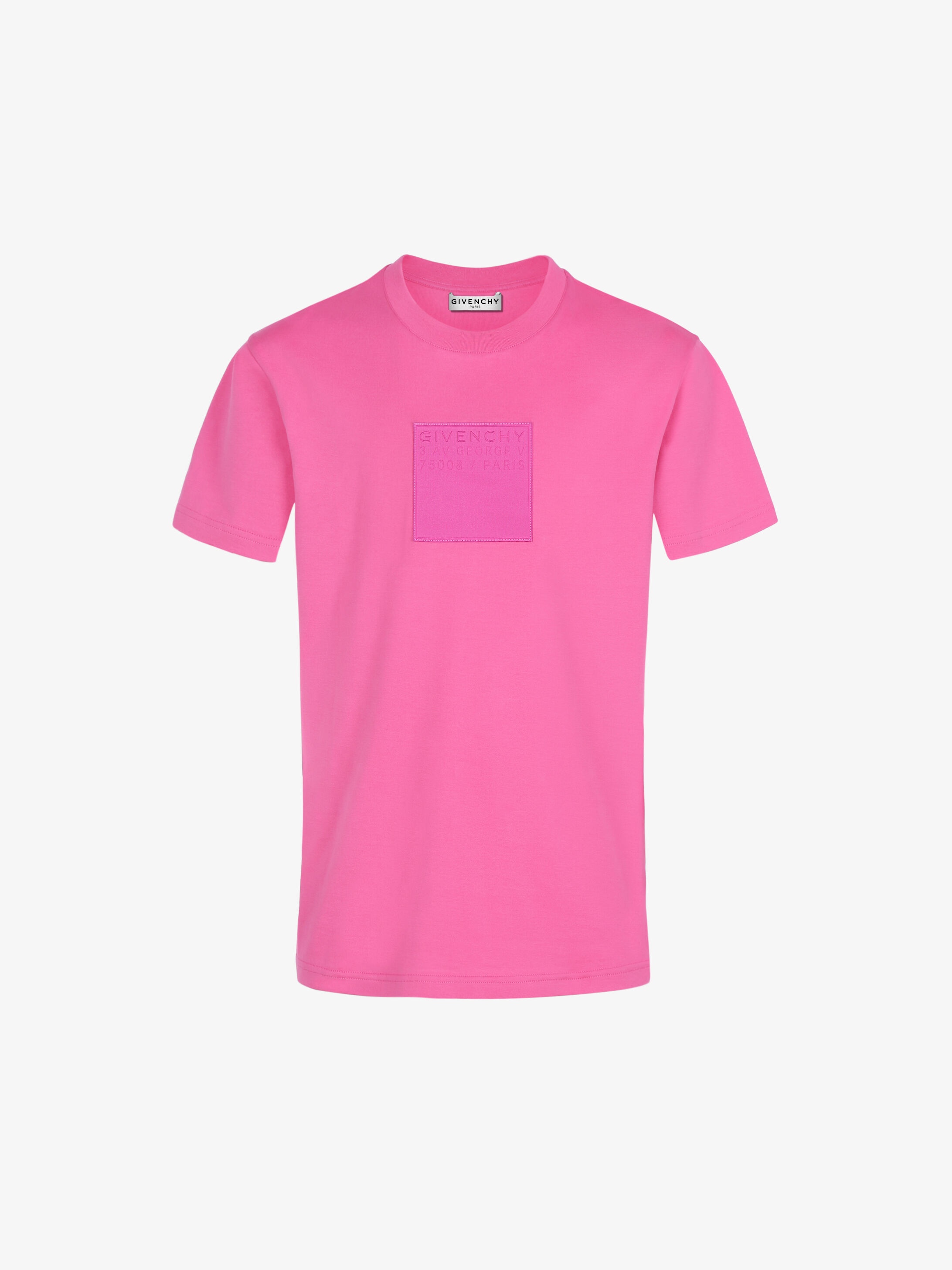 GIVENCHY ADDRESS patch slim fit t-shirt - 1