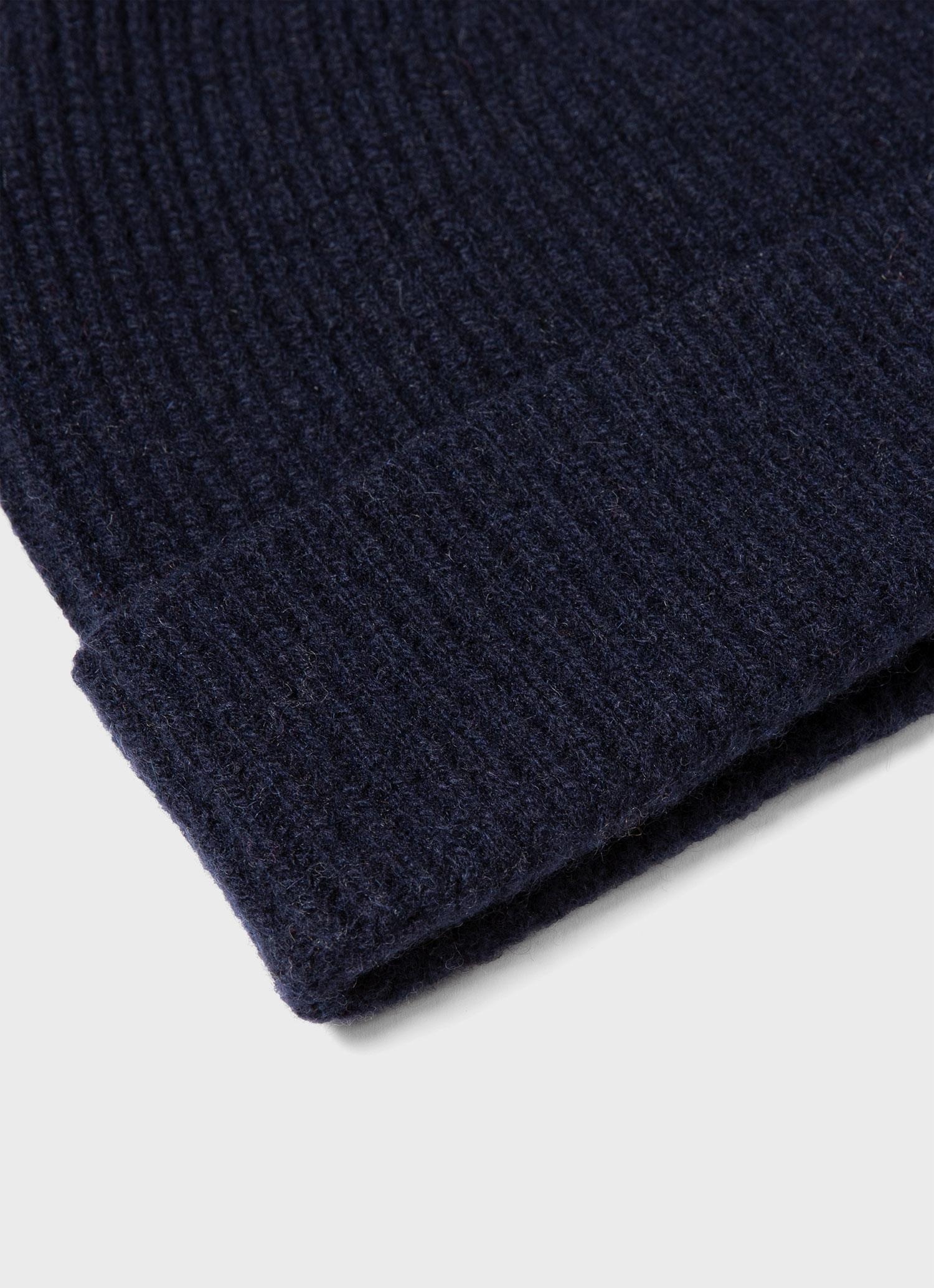 Cashmere Ribbed Hat - 2