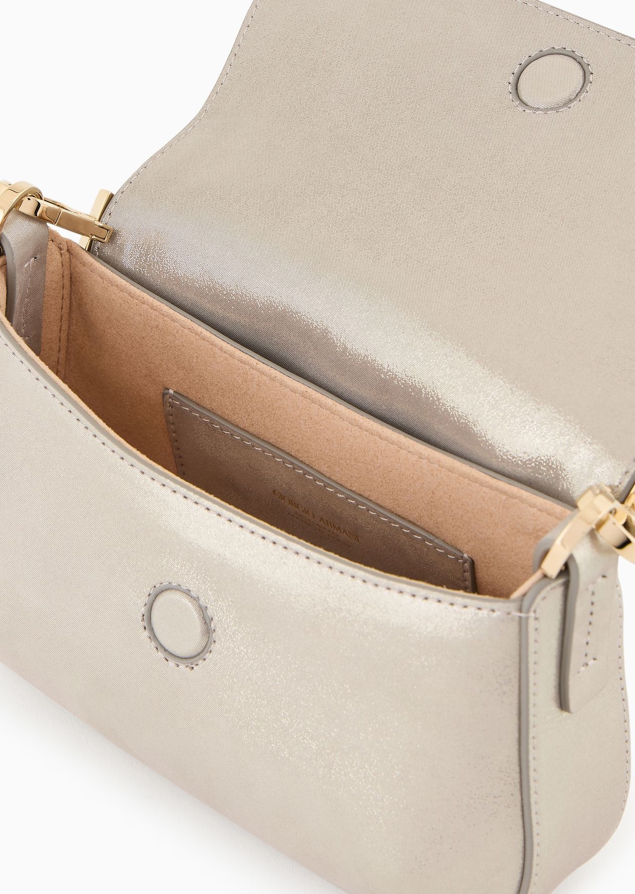 La Prima mini baguette bag in shiny nubuck - 4